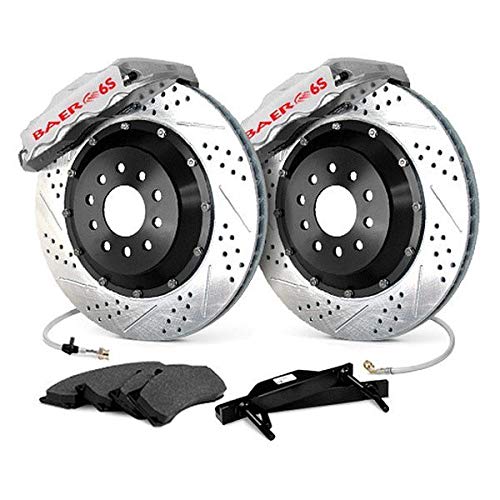 14" Ext+ Brake Sys Rr Slvr Baer Brakes 03-07 350Z (4392001S)