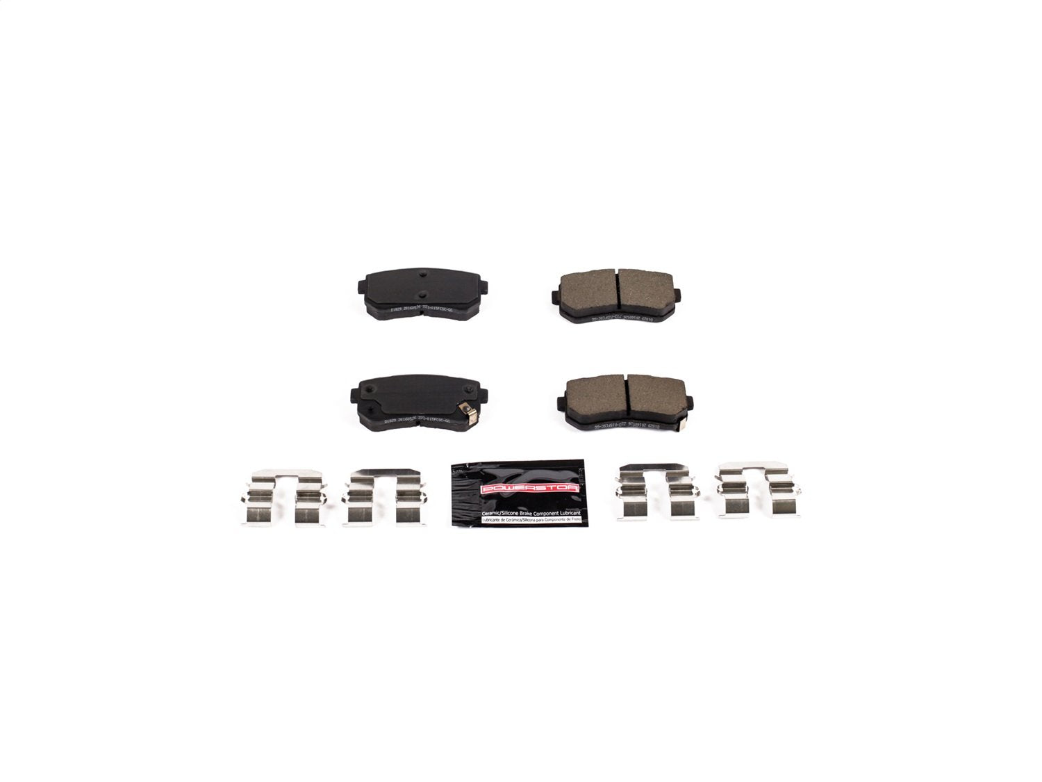 Power Stop Z23-1829 Z23 Evolution Sport Carbon Fiber-Ceramic Brake Pad Rear, 1 Pack For Hyundai Sonata 2016-2019, Kia Optima 2016-2020 [Model Specific]