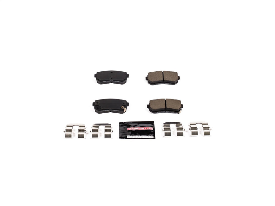 Power Stop Z23-1829 Z23 Evolution Sport Carbon Fiber-Ceramic Brake Pad Rear, 1 Pack For Hyundai Sonata 2016-2019, Kia Optima 2016-2020 [Model Specific]