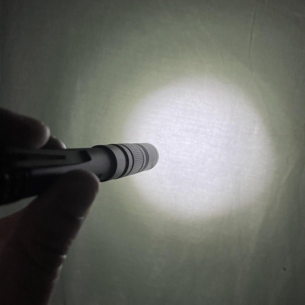 Flashlight Race Sport Lighting Holster Fit 3-Mode Rechargeable LED 350 Lumen Pencil Flashlight with 4X Zoom Projector 1007532