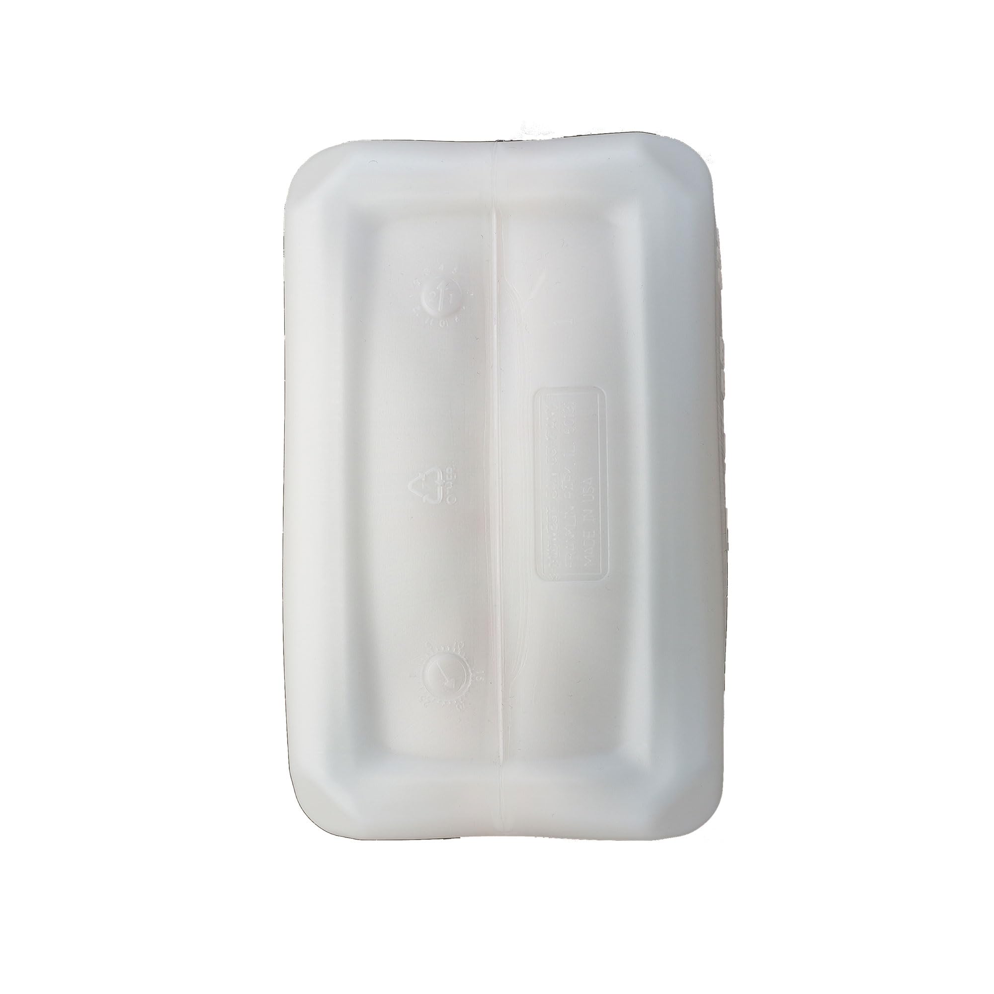 Midwest Can Utility Plus 5 Gallon w/Easy Pour Push Button Spout Ideal for Camping, Emergency Management and Off-Road Adventures, Natural Translucent