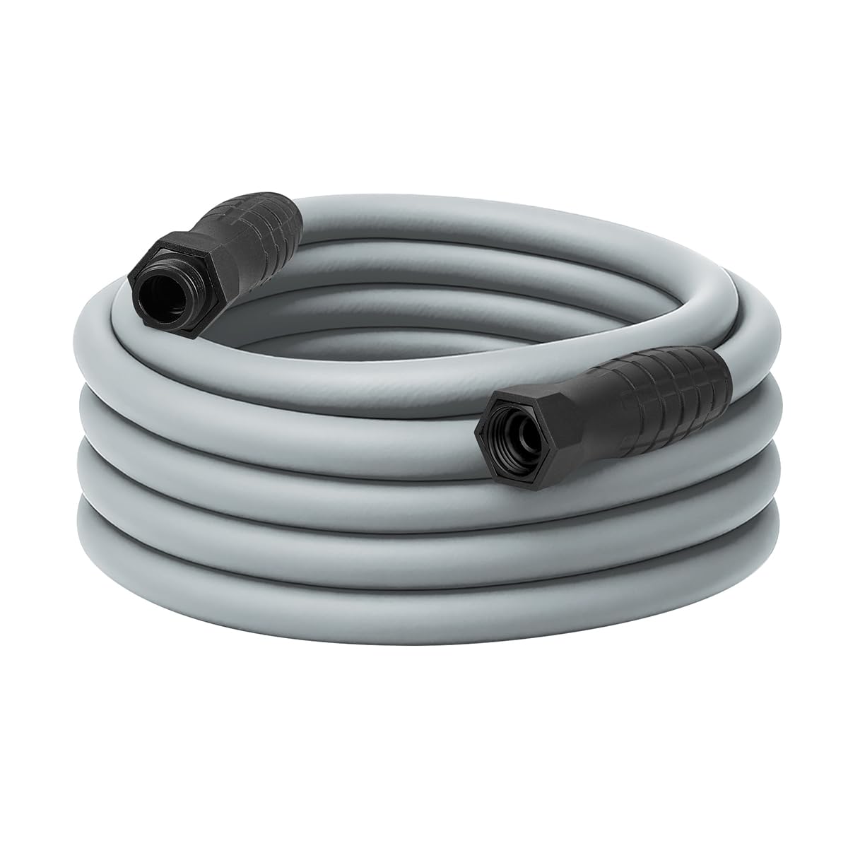 Flexzilla SwivelGrip Colors Garden Hose 5/8 in. x 50 ft., Lightweight All-Weather Water Hose, Durable and Flexible, Leak-Free Connections, Slate Grey