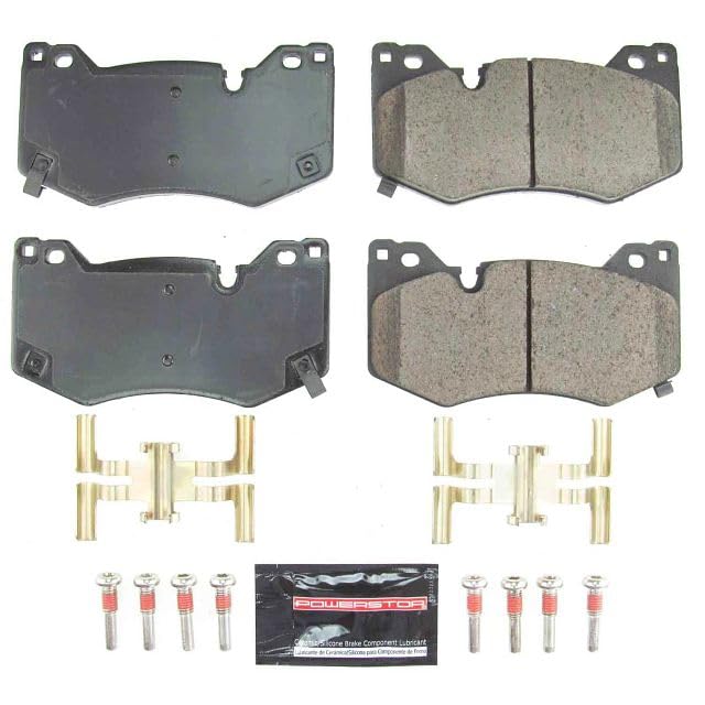 Power Stop Z23-8009 Z23 Evolution Sport Carbon Fiber Infused Ceramic Brake Pads with Hardware Front