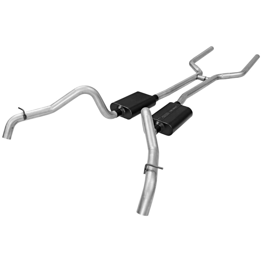 Flowmaster American Thunder 17129 Crossmember-Back Exhaust Kit 2.5 Inch Aluminized Steel Compatible with 1967-1968 Camaro and Firebird with V8 engine