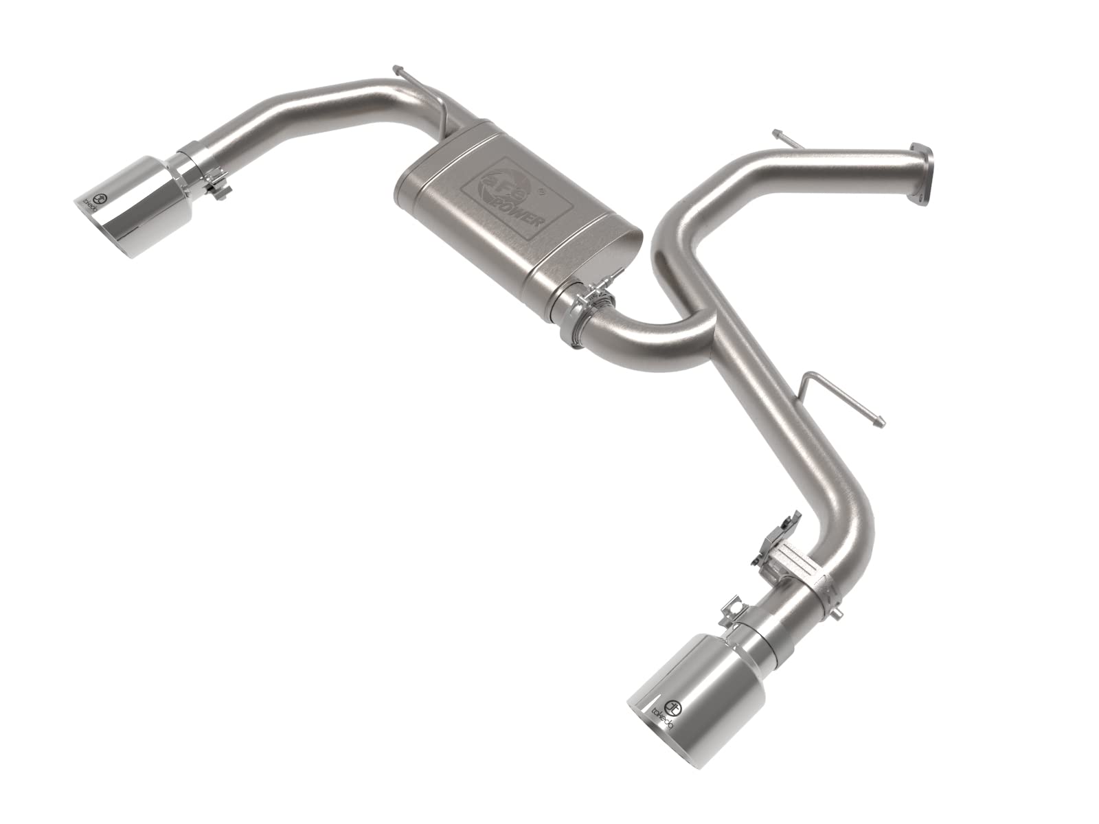 aFe Power 3 IN Takeda 304 Stainless Steel Axle-Back Exhaust w/Polished Tips Fit Hyundai Elantra N 22-23 L4-2.0L (t) 49-37027-P