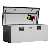 Single Lid RKI M45-1NM Steel Chest Tool Box for Sportside & Medium Size, White