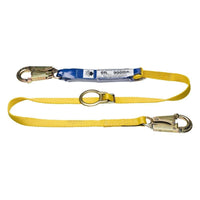 6Ft Werner Tie-Back Decoil Single Leg Lanyard (Dcell Shock Pack Snap Hook 1In Web)