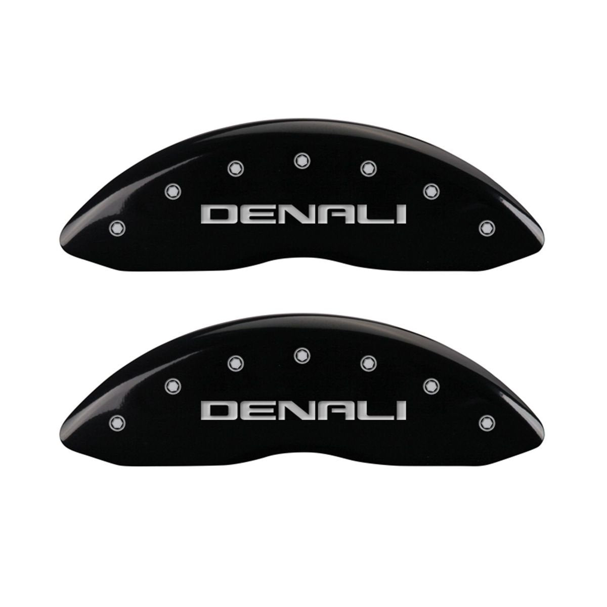 Denali Black MGP Caliper Covers 34208SDNLBK - Engraved Front & Rear44; Set of 4