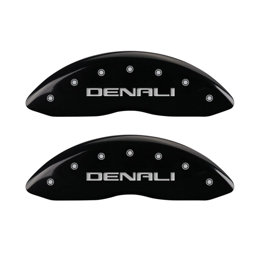 Denali Black MGP Caliper Covers 34208SDNLBK - Engraved Front & Rear44; Set of 4