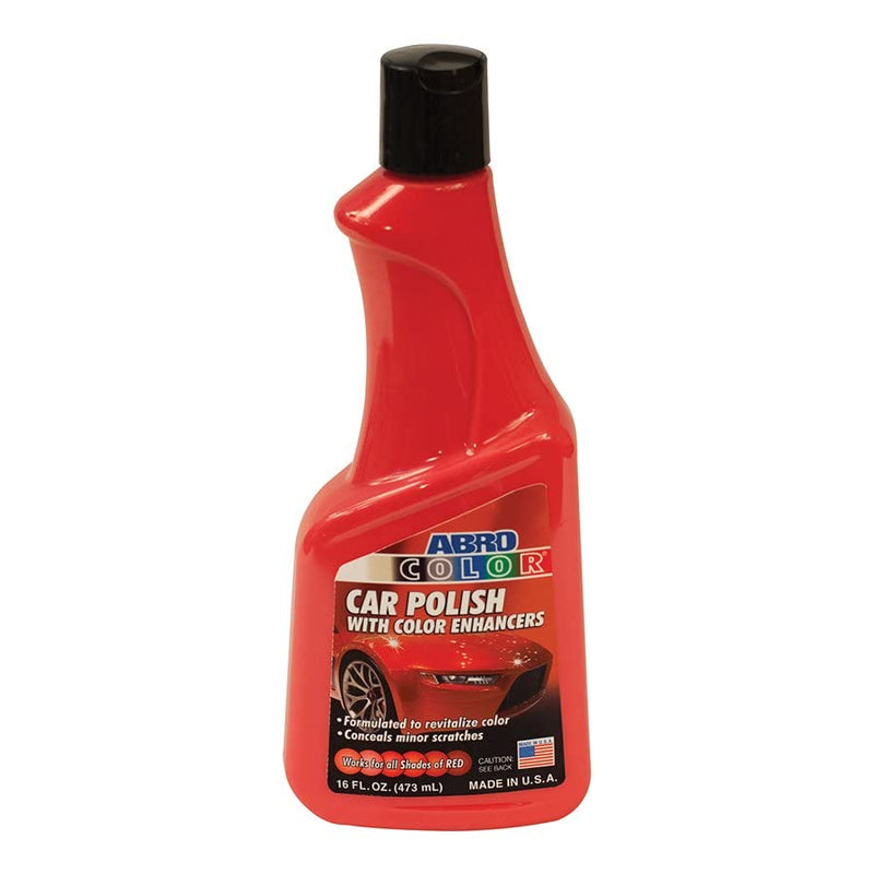 Red Car Polish ABRO: Scratch Remover for Vehicles and Paint Scratch Repair Restorer Wax, Polishing Compound for Car Detailing, Paint Scratch Repair for Vehicles, Scratch Remover 16oz.