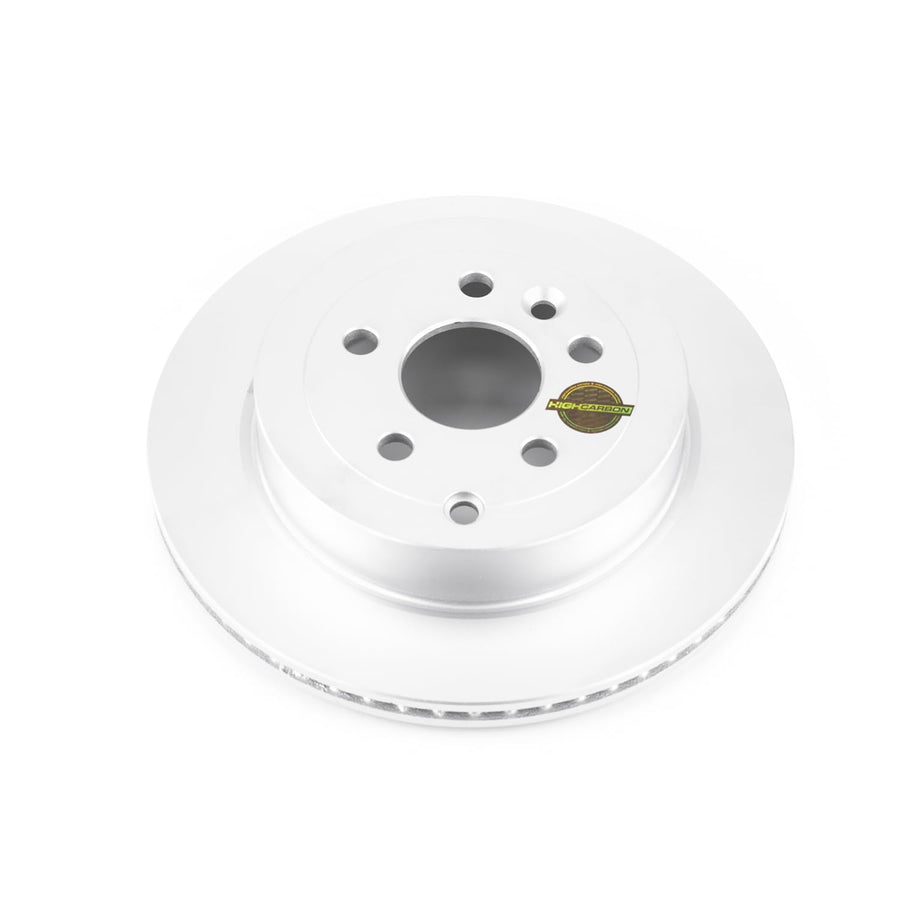 Rear Power Stop EBR1094EVC Evolution Genuine Geomet Coated Brake Rotor For Land Rover LR2 2008-2012 [Model Specific]