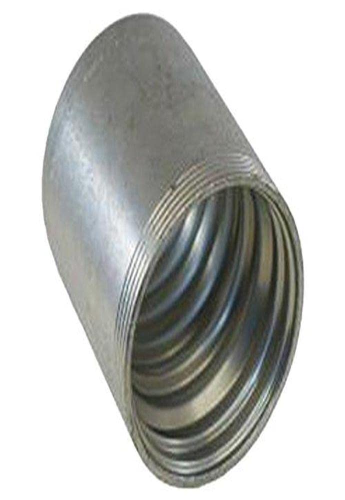 GlobalSpiral Couplings Gates 20GS1F-4, GS Ferrule for 4-Spiral Hose, Zinc Plated Carbon Steel, 2.67", 1 1/4" ID