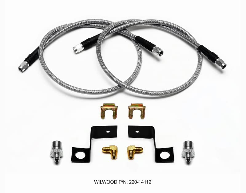 30 inch Flexline Kit, -3, 3/8-24 IF, 1/8 NPT 90 Degree