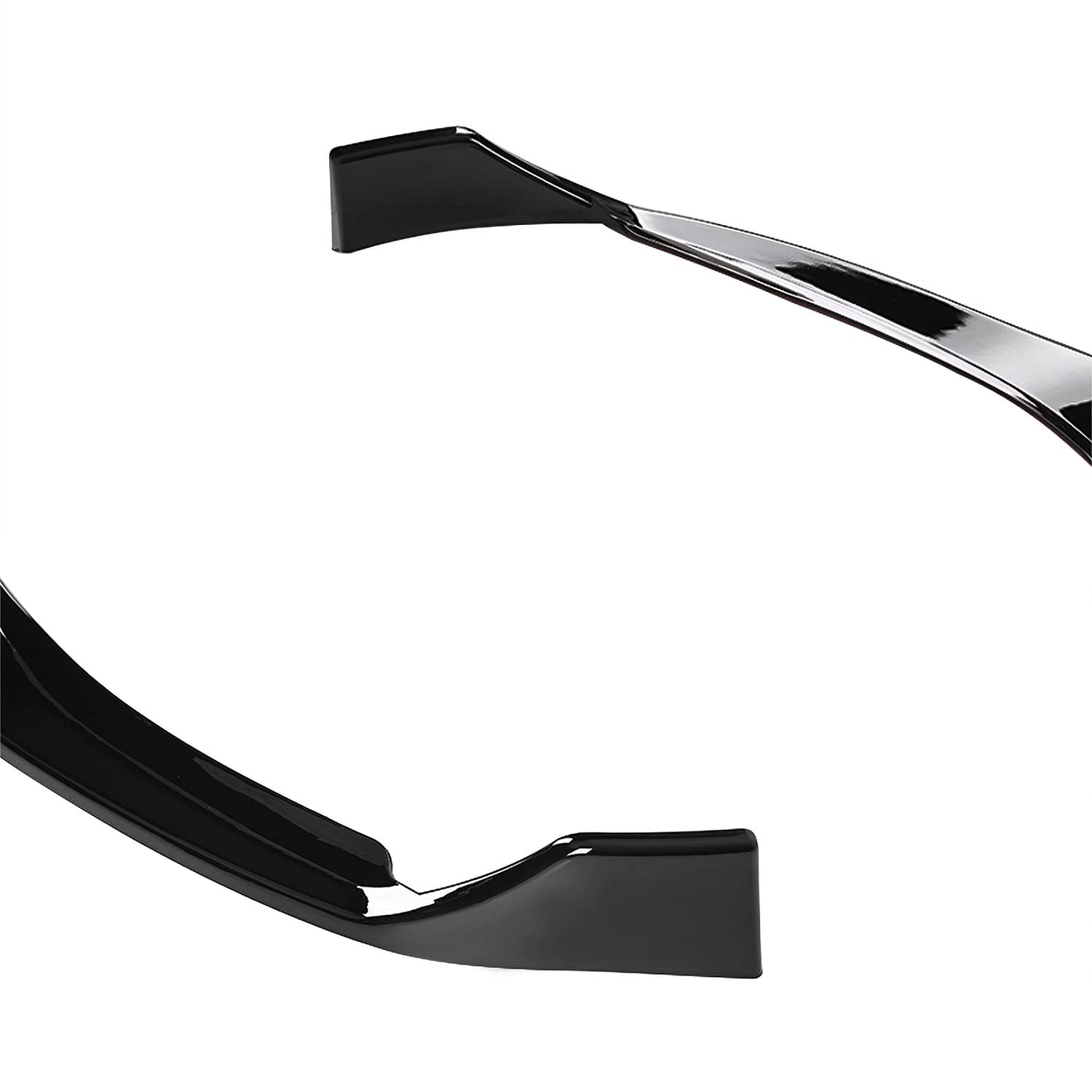 Glossy Black Spec-D Tuning Front Lip Spoiler Splitter Compatible with 2019-2021 Mercedes Benz C-Class W205