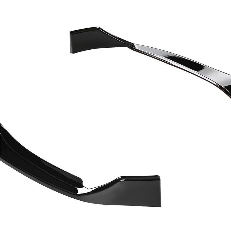 Glossy Black Spec-D Tuning Front Lip Spoiler Splitter Compatible with 2019-2021 Mercedes Benz C-Class W205