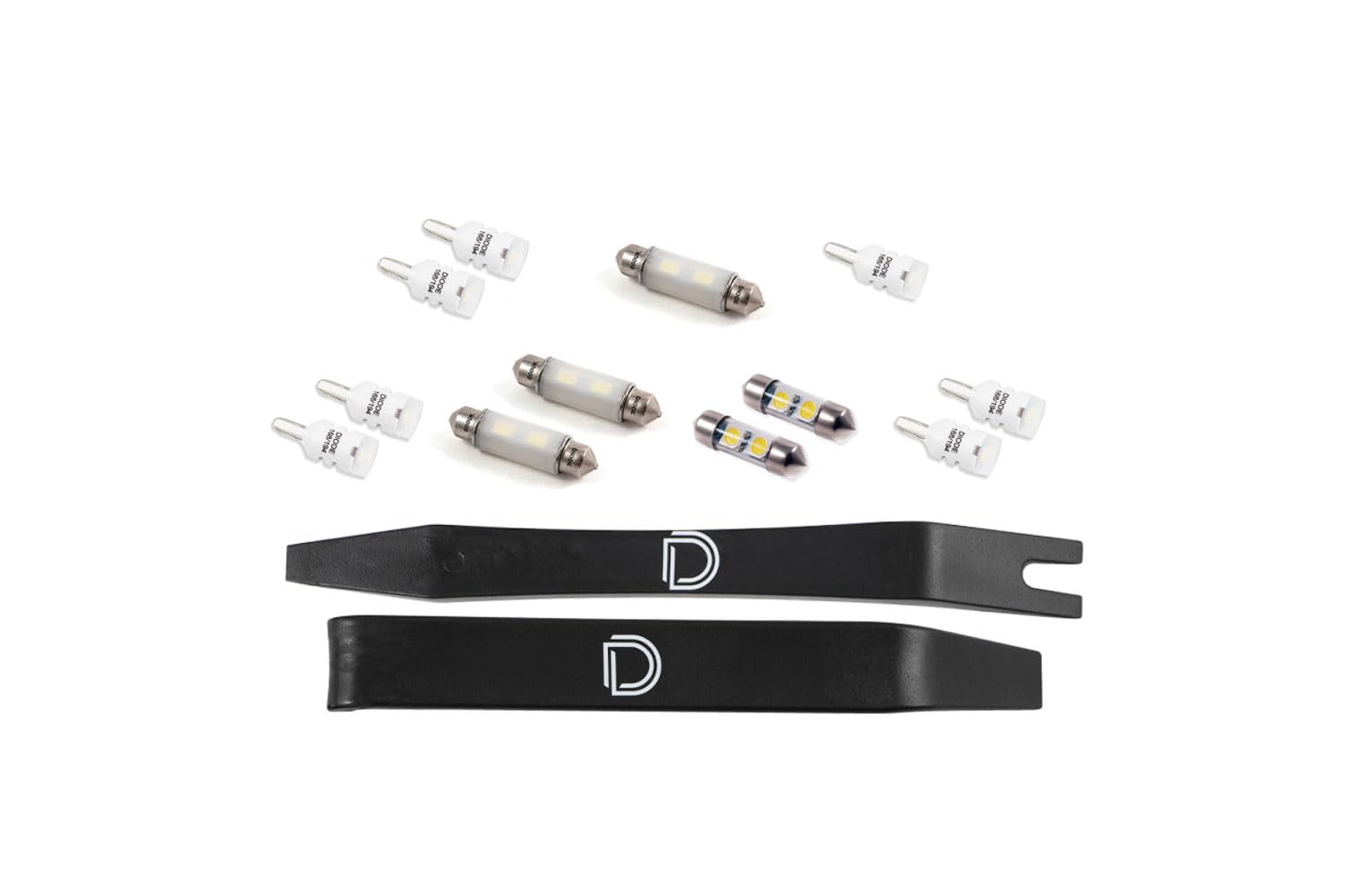 Diode Dynamics interior bulb pack LED compatible with Ford Super Duty 2008-2016, Stage 1