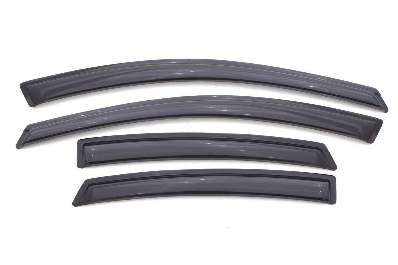 Auto Ventshade Outside Mount [AVS] Rain Guards for 2013 - 2016 Dodge Dart | Window Vent Visors, 4 pcs. - Smoke | 94529