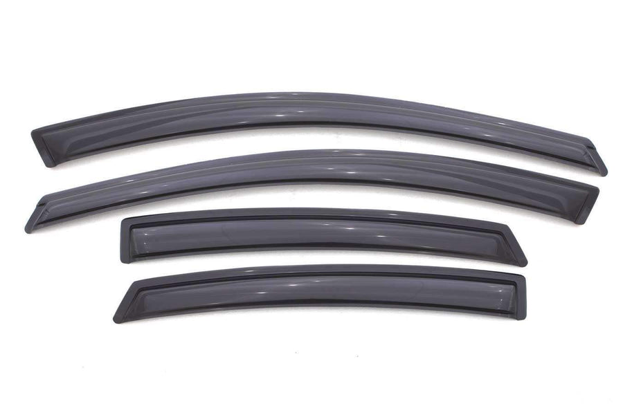 Auto Ventshade Outside Mount [AVS] Rain Guards for 2013 - 2016 Dodge Dart | Window Vent Visors, 4 pcs. - Smoke | 94529