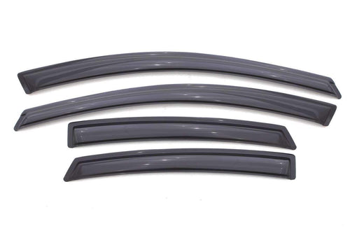 Auto Ventshade Outside Mount [AVS] Rain Guards for 2013 - 2016 Dodge Dart | Window Vent Visors, 4 pcs. - Smoke | 94529