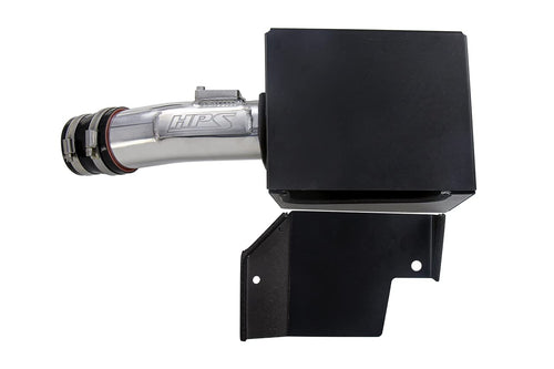 HPS Polished Performance Air Intake Kit with Heat Shield Compatible for 2018-2022 Honda Accord 1.5L Turbo, 827-406P