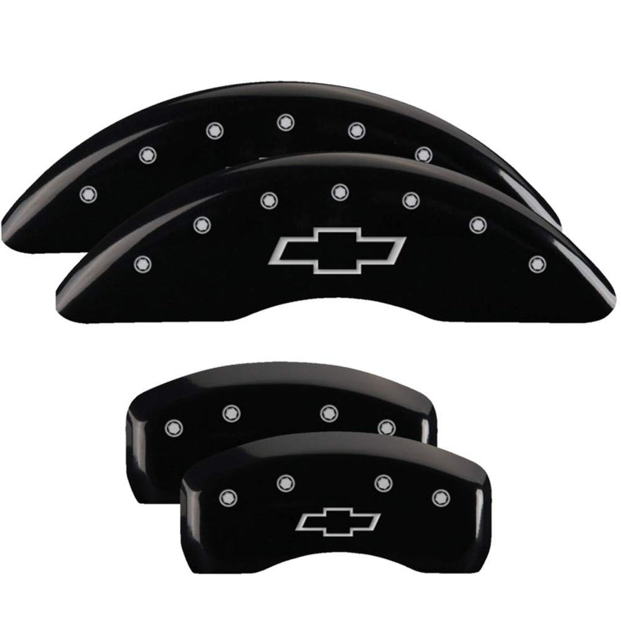 Caliper Covers MGP 14250SBOWBK Black Cover, Set of 4