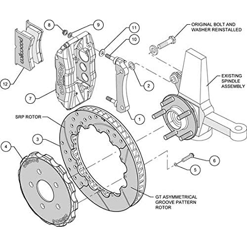Front Hat Kit FNSL6R, 13.06"