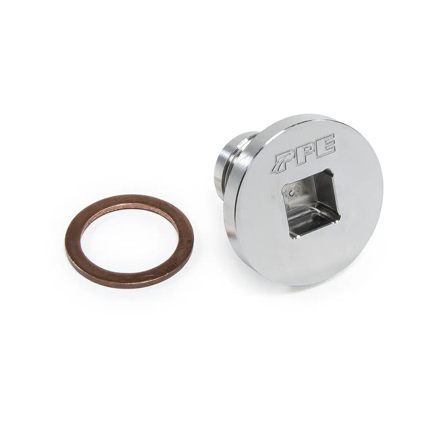 Hardened Stainless Steel PPE Oil Drain Plug 214052001 Compatible with Dodge 5.9L-6.7L