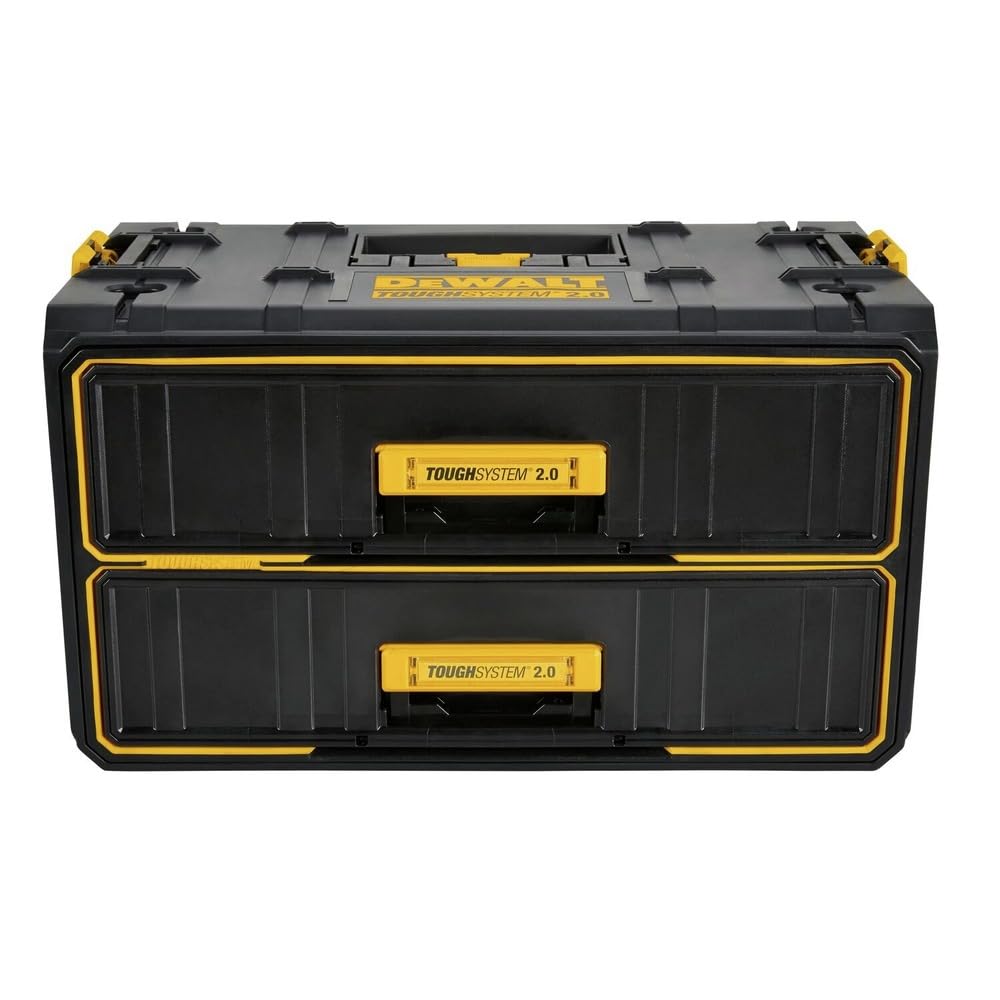 DEWALT Tool Box ToughSystem, 2.0 Two-Drawer, 21.8in. (DWST08320)