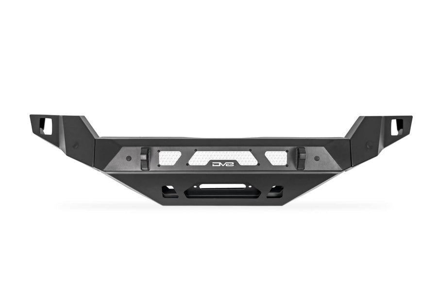 MTO Series DV8 Offroad Winch Front Bumper for 2022-2025 Toyota Tundra | Retains OEM Features | Mount LED Light Bar & Pod Lights | Accepts Multiple Size Winches | Compatible with Stock Skid Plates
