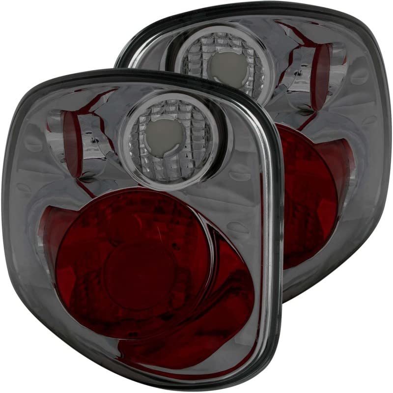 Chrome Euro Tail Light Set-Smoke Lens ANZO USA 211175