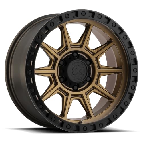 AX202 18X9 6X135 M-BRZ BLK LIP 00MM - ATX Series AX20289063600