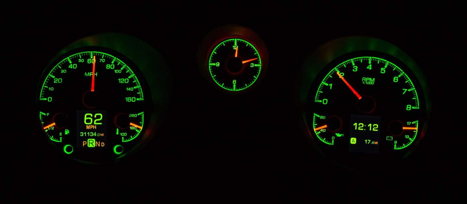 Dakota Digital 69 Customizable Chevelle El Camino Gauges Kit Black HDX-69C-CVL-K