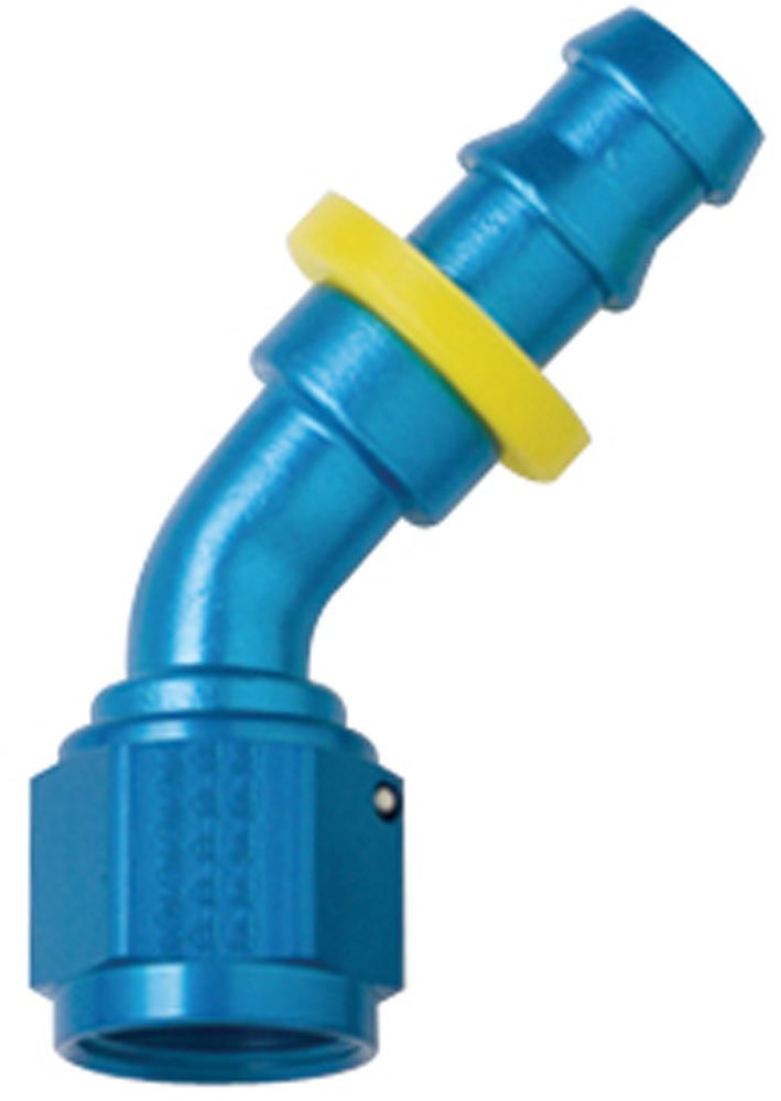 45° Fragola #4 Push Lock Hose Fitting