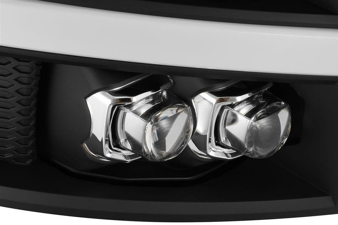 880209 AlphaRex USA Nova Series LED Projector Headlights fits Chevrolet Silverado 1500,Clear