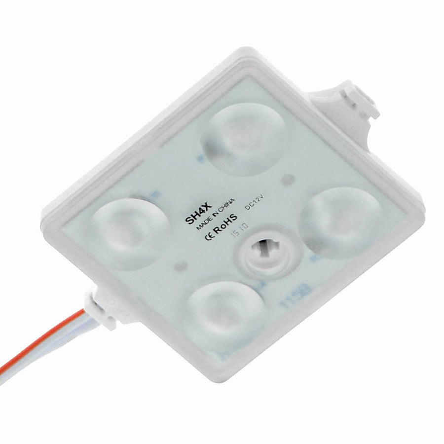 T-H Marine 4 Single LED Square Module - White - Pkgd.