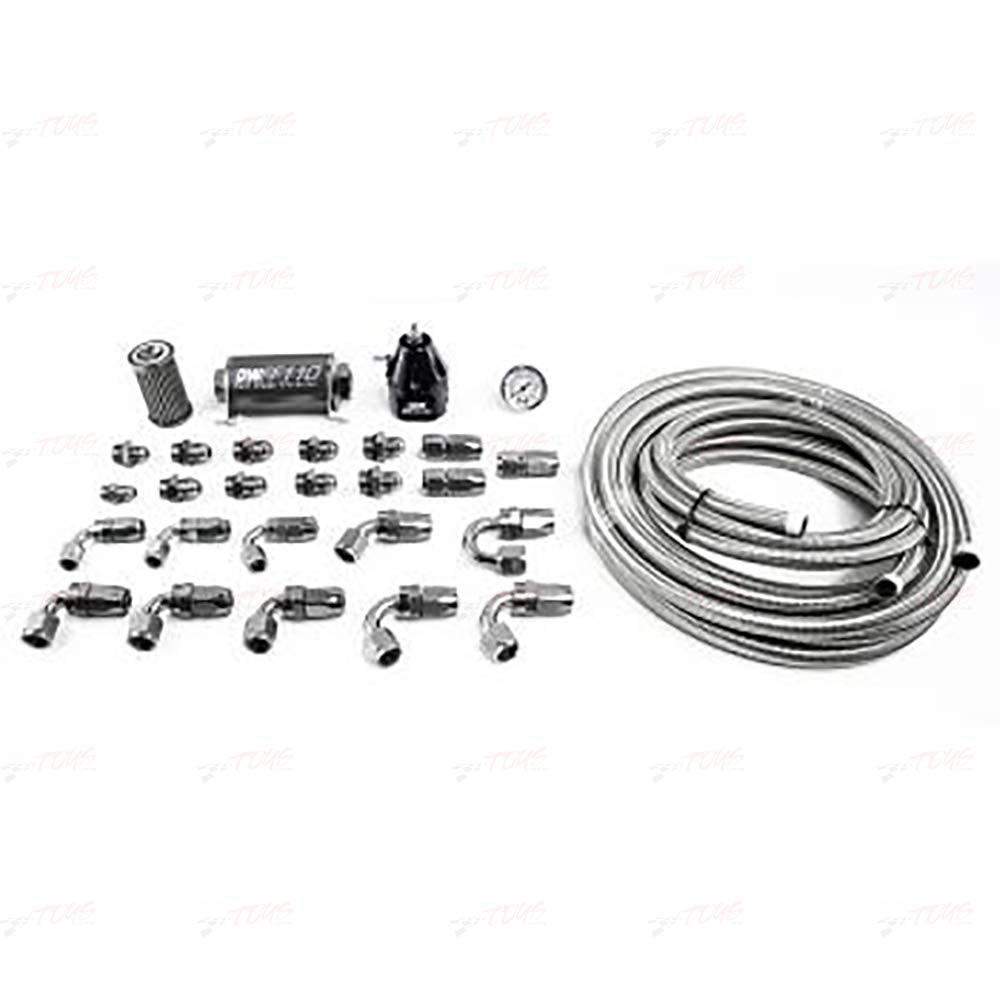 X2 Series - Deatschwerks Pump Module -10AN CPE Plumbing Kit for 2011-19 Ford Mustang (6-605)