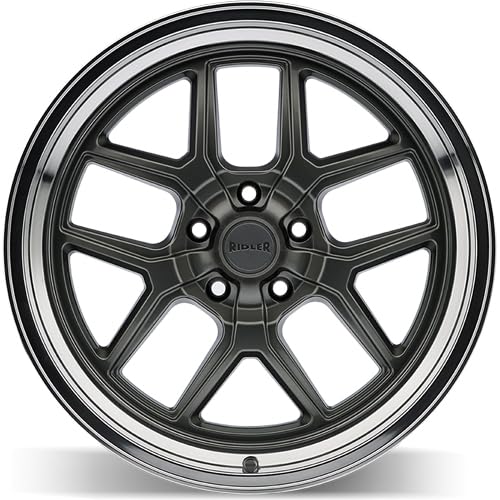 Grey Ridler 610 Wheel Polished Lip (20 x 10. inches /5 x 120 mm, 0 mm Offset)