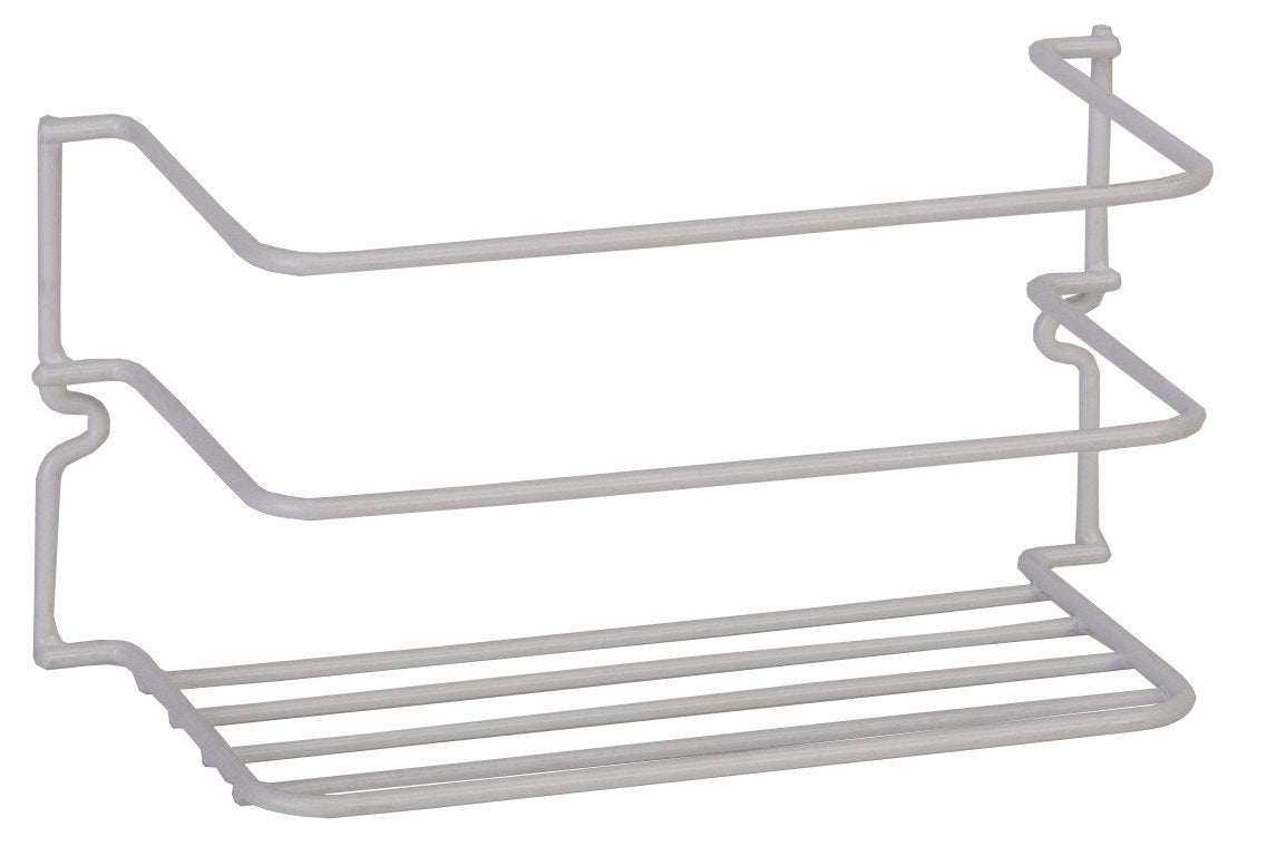 8.63" x 4" x 4.38" AP Products Handy Kaddy White Cabinet Rack