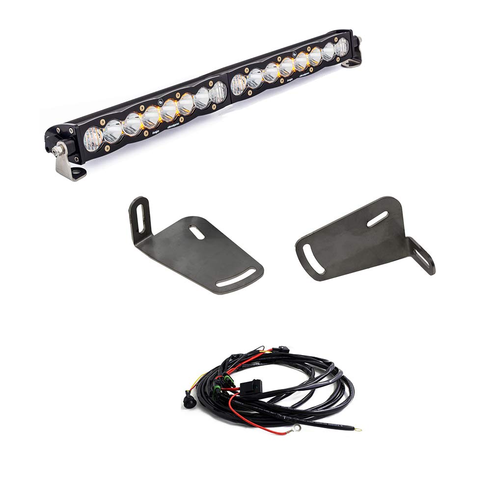 Baja Designs 20-Inch S8 LED Bar Bumper Light Kit for Dodge Ram 1500 Rebel 2019-2022 Trucks (Driving/Combo Lens; Clear)