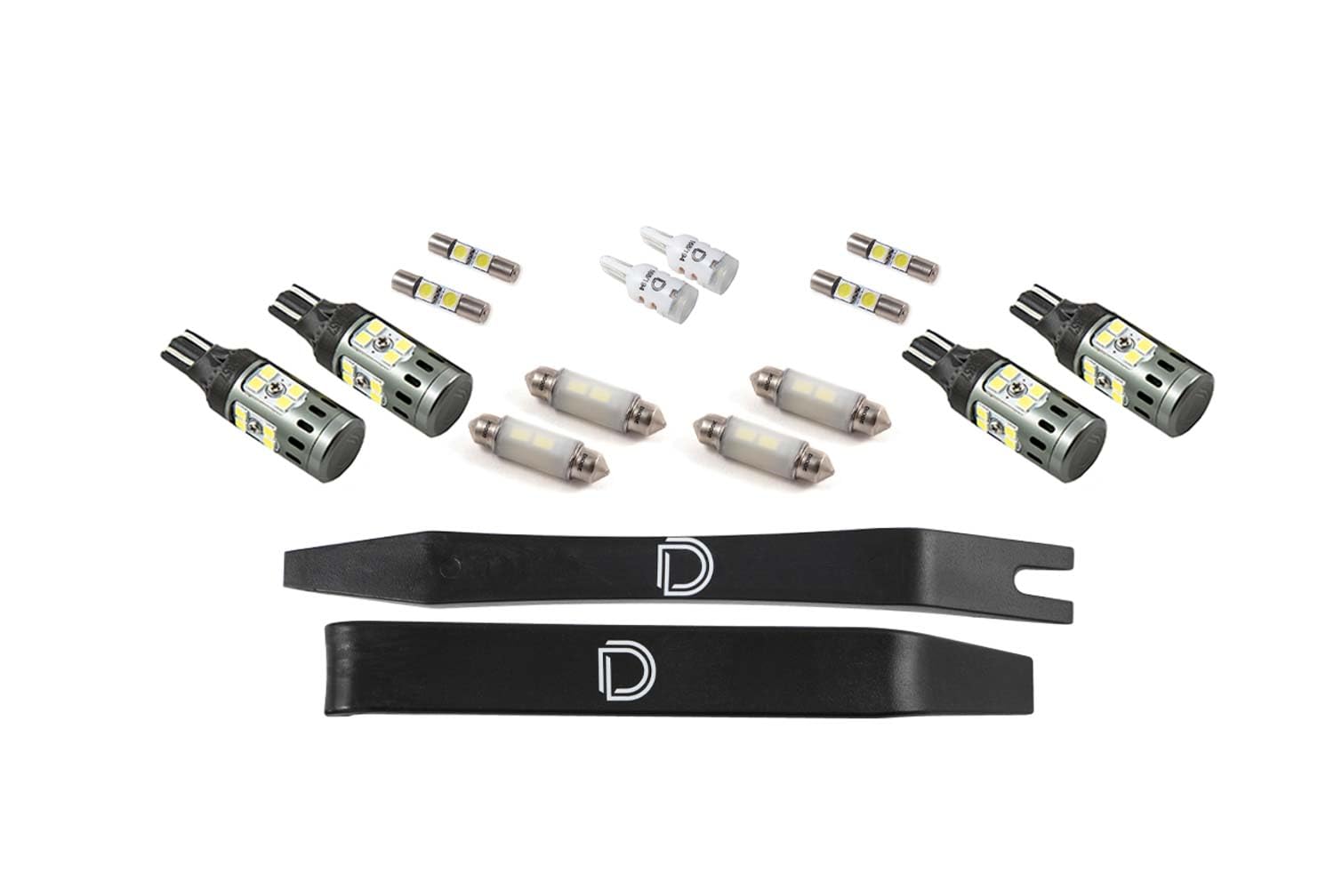 LED interior bulb pack Diode Dynamics compatible with Chevrolet Tahoe 2007-2014, Stage 1