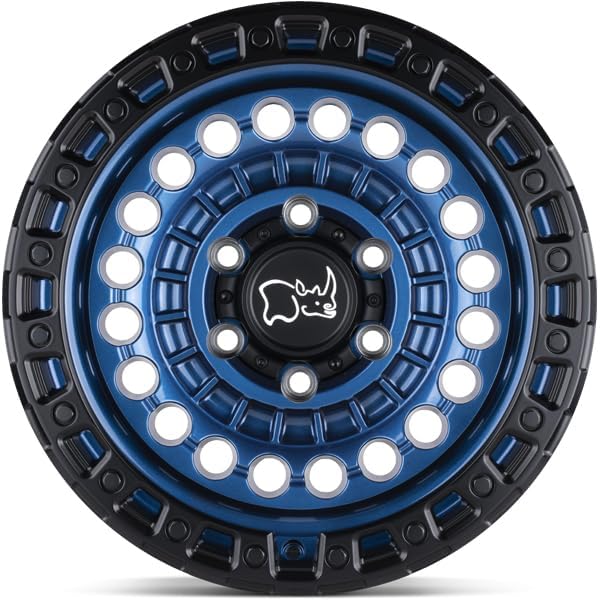 SENTINEL Black Rhino Hard Alloys 17X8.5 5X5.0 4.04-18mm COBALT BLUE W/BLACK RING - 1785STN-85127U71
