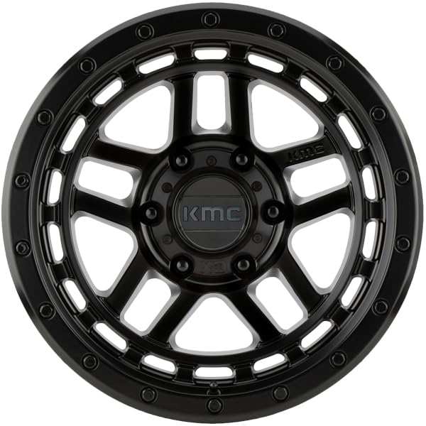 Satin Black KMC RECON Wheel (0 x 0. inches /6 x 120 mm, 18 mm Offset)