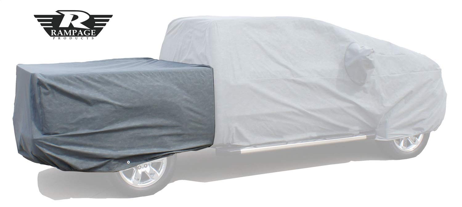 Truck Bed Cover RAMPAGE PRODUCTS for 5'6"-6" Truck Beds | 4-Layer, Easy Fit, Polypropylene, Grey | 1330 | Fits 5' 6" - 6' Truck Beds