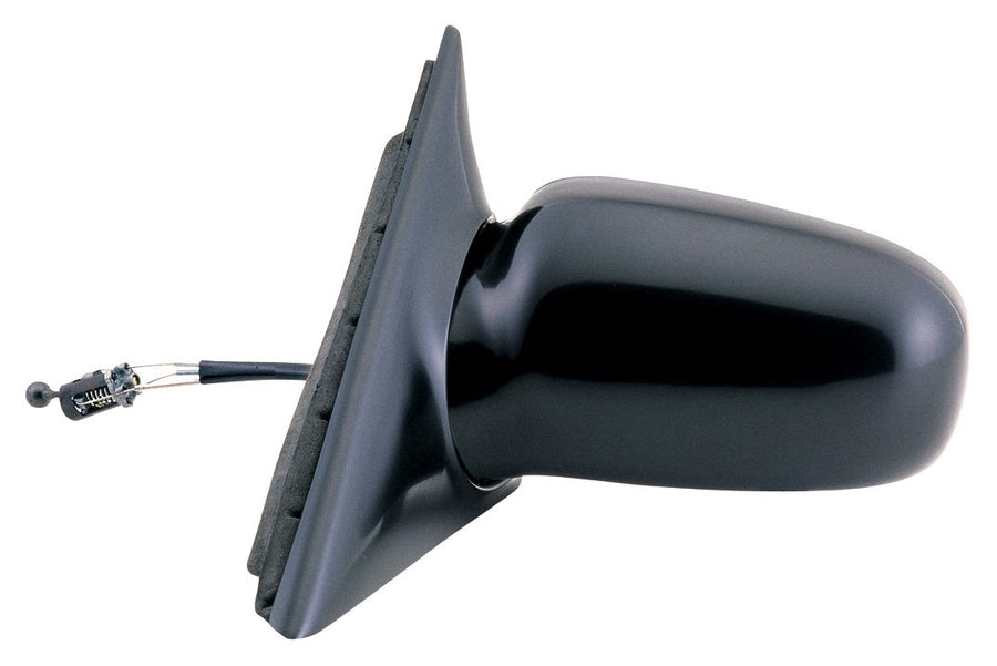 Driver Side Fit Mirror for Chevy Malibu, Malibu Classic, Black, Spring Loaded, Manual Remote