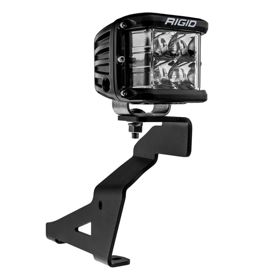 Rigid 46737 LED Light Mount Kit A-Pillar, Fits The 2021+ Ford 150 / Raptor, Kit Includes D-SS Pro Spot Lights with Amber and Black Covers