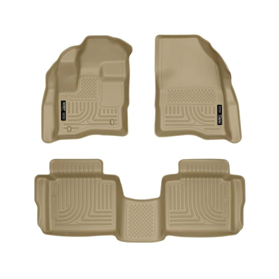 Husky Liners WeatherBeater 98703 Combination Front & 2ND Seat Floor Liners - (3 PCS)