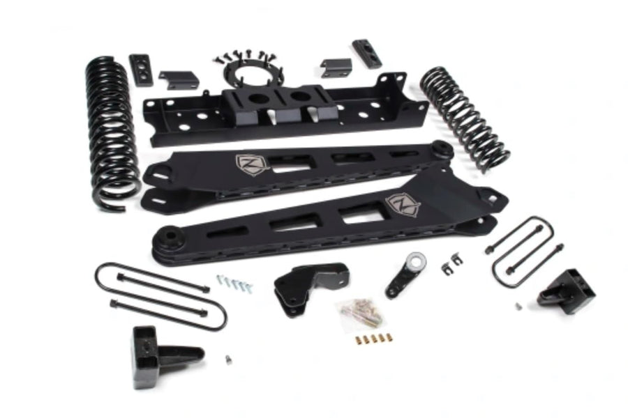Zone Offroad ZOND113 | 2019-2024 4WD Dodge/Ram 3500 & 2500 Diesel; All Trims | 6.5 inch Full Radius Arm Suspension Lift Kit | Diesel | No OL Springs | 6 Bolt Case | No Shocks