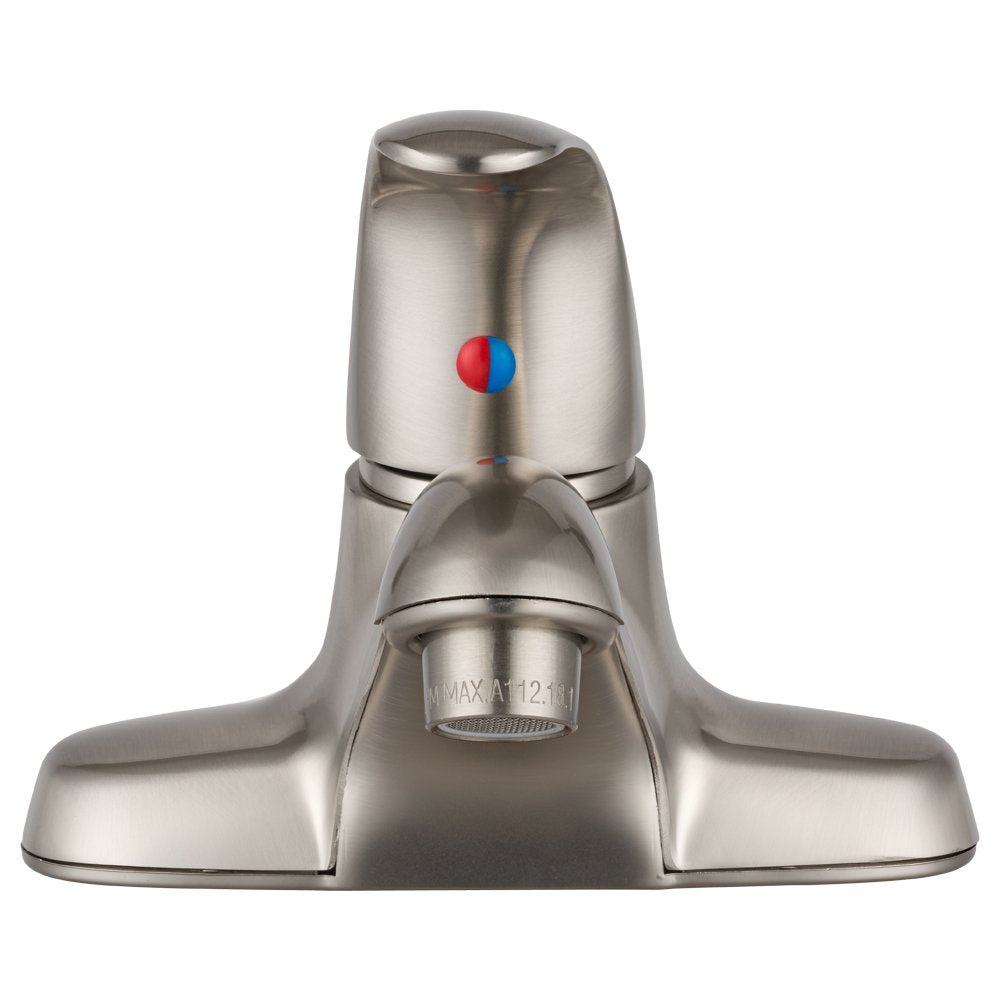 RV Bathroom Faucet Dura Faucet DF-NML210-SN Single Lever (Brushed Satin Nickel)