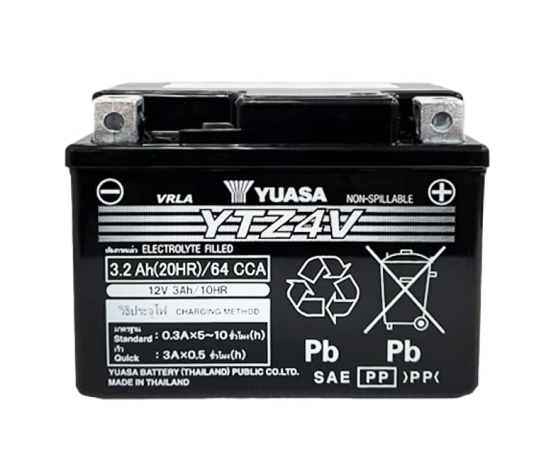 Yuasa Battery YUAM724ZV AGM Maintenance Free 12-Volt Battery