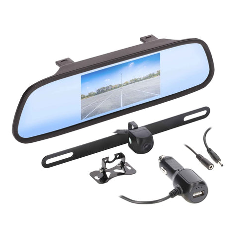 Wireless iBeam 4.3 Inch Mirror/Monitor and Camera (TE-WKMR43)